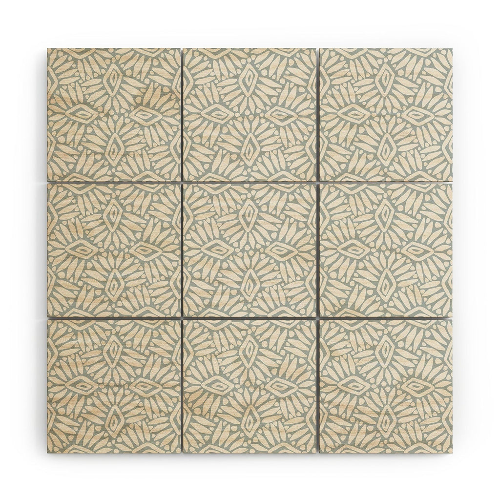 CoastL Studio Palm Ogee Wood Wall Mural