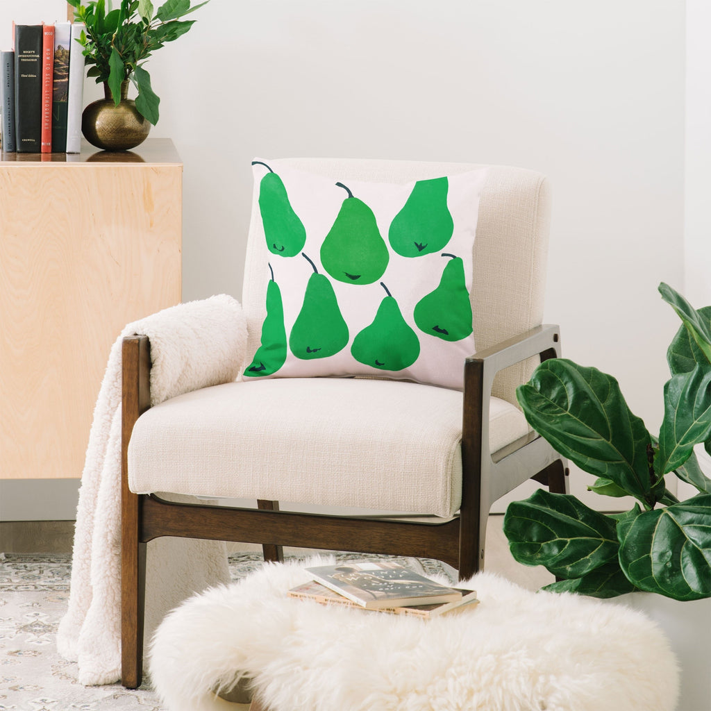 Garima Dhawan pears 1 Throw Pillow