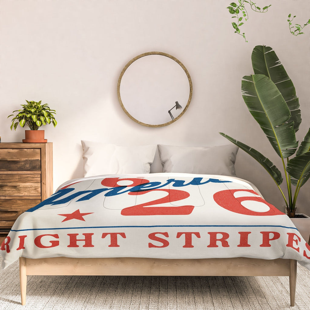 DENY Designs Bright Stars Bright Stripes Comforter