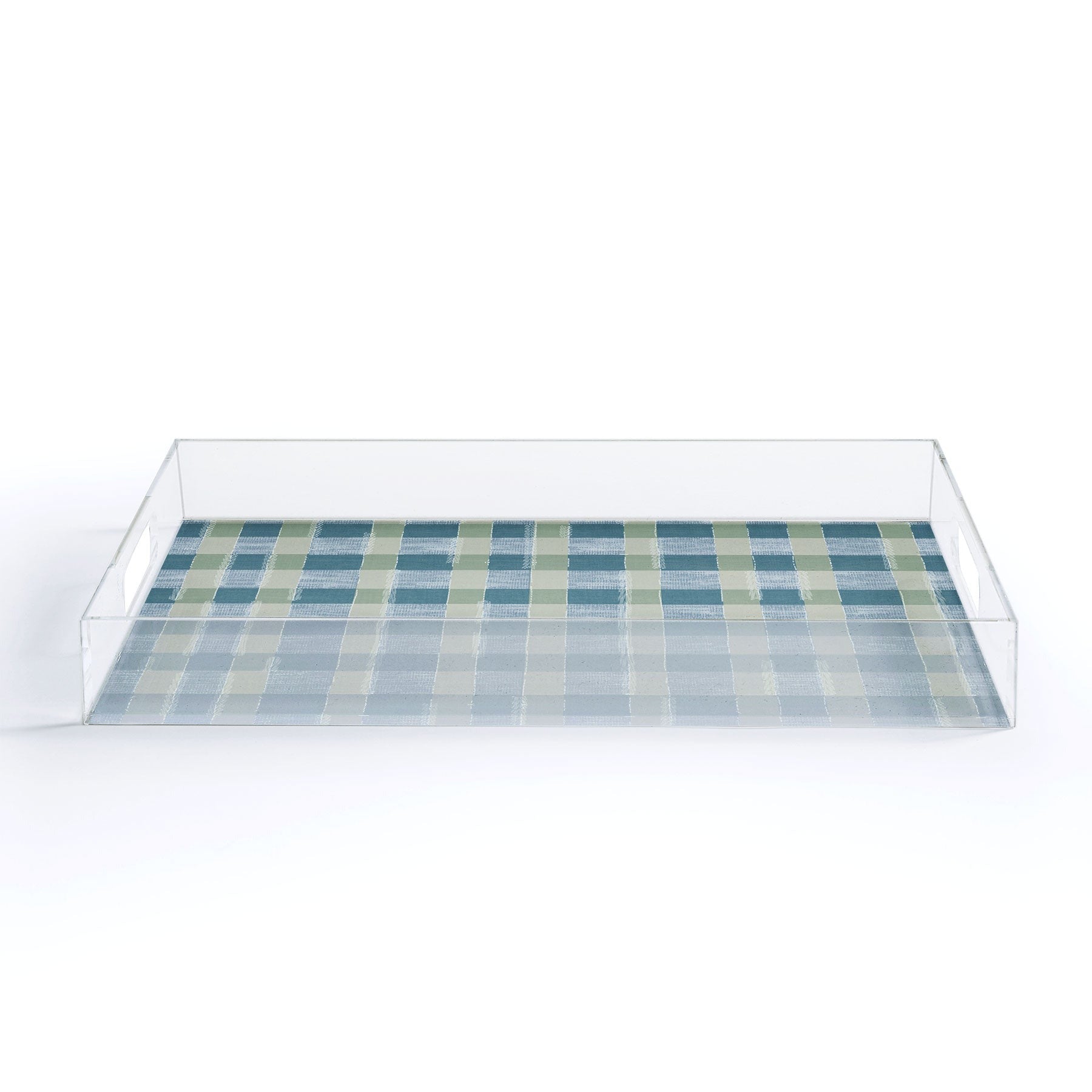 Marta Barragan Camarasa Country Style Checks Acrylic Tray
