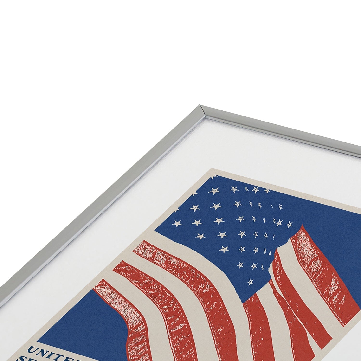 DENY Designs Stars n Stripes Semiquincentennial Metal Framed Art Print
