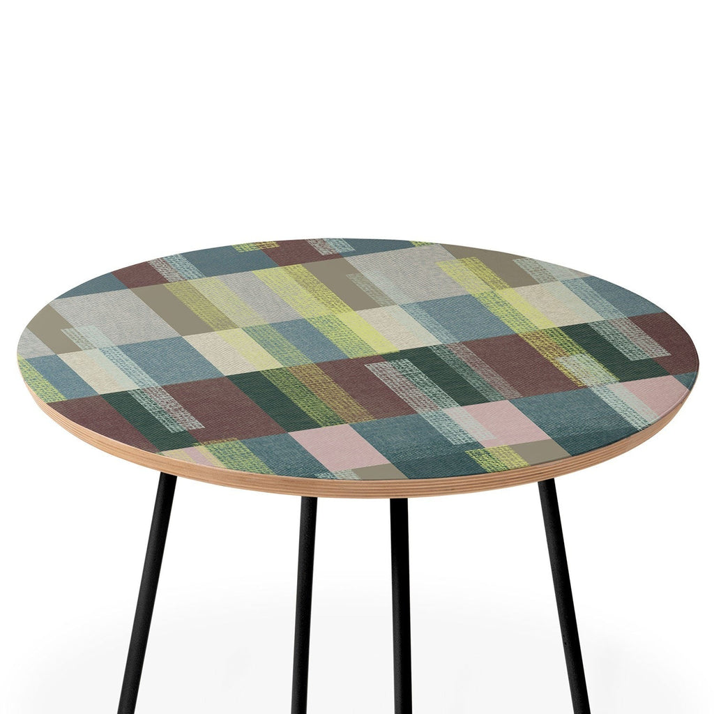 Marta Barragan Camarasa Dynamic Linear Blocks Round Side Table