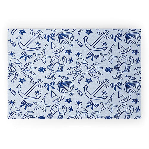 Design by Spark Marine Christmas Holiday Welcome Mat