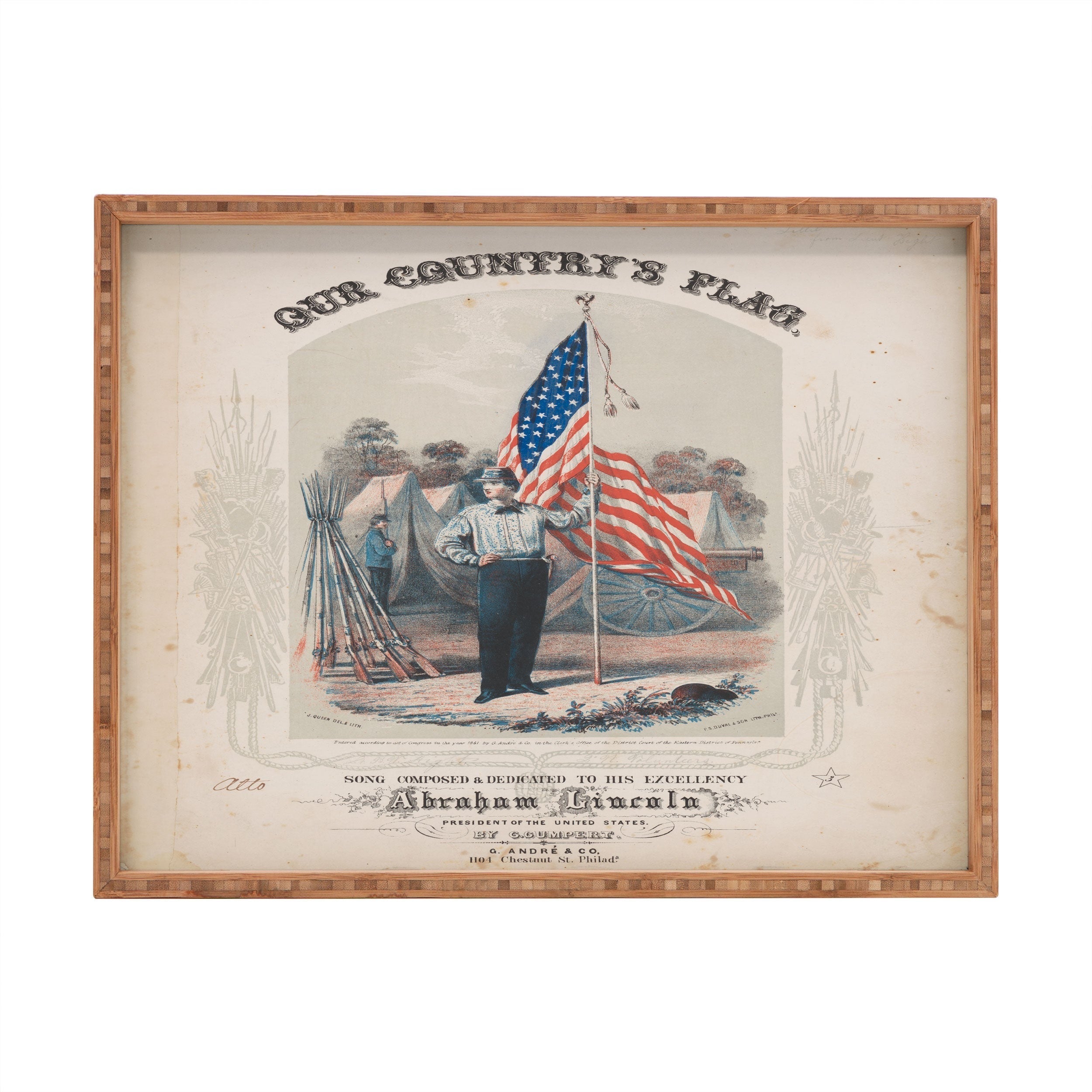 DENY Designs Our Country s Flag Rectangular Tray