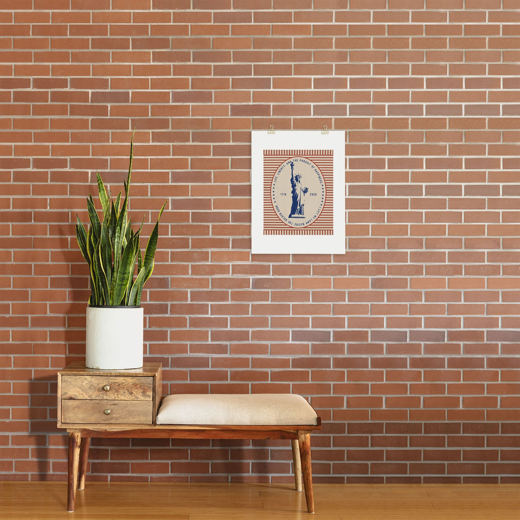 DENY Designs Life Liberty Art Print