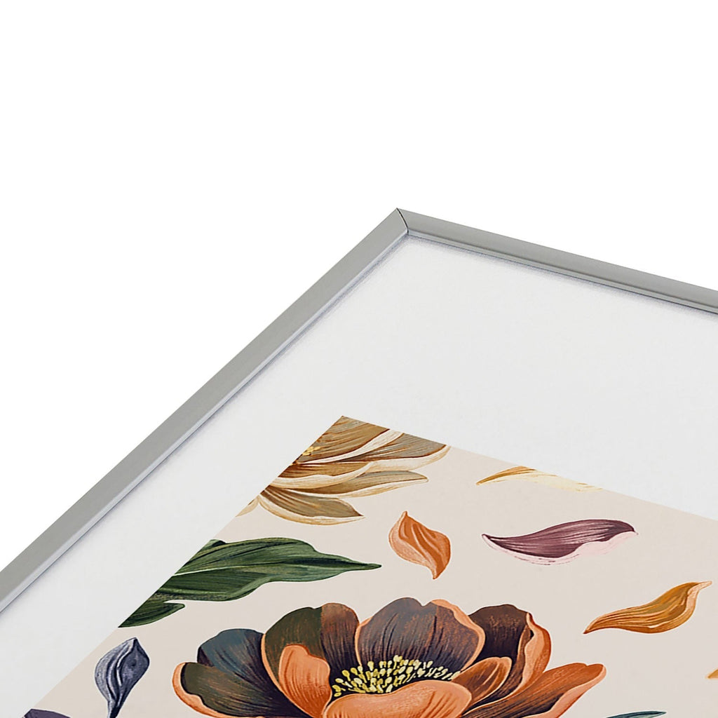 Marta Barragan Camarasa Hand Painted Peony Florals Metal Framed Art Print