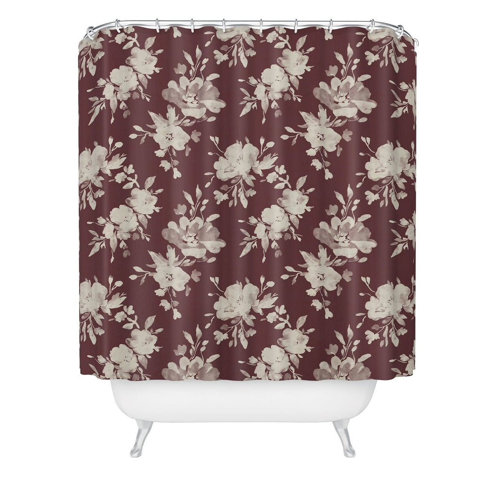 Marta Barragan Camarasa Antique Petal Romance Shower Curtain