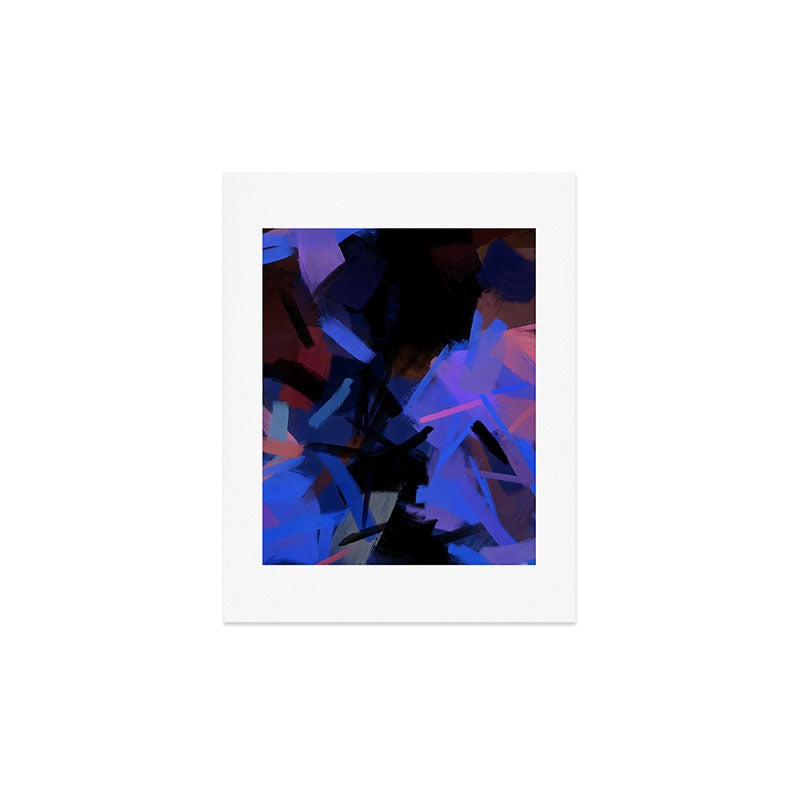 83 Oranges Midnight Sparks Art Print