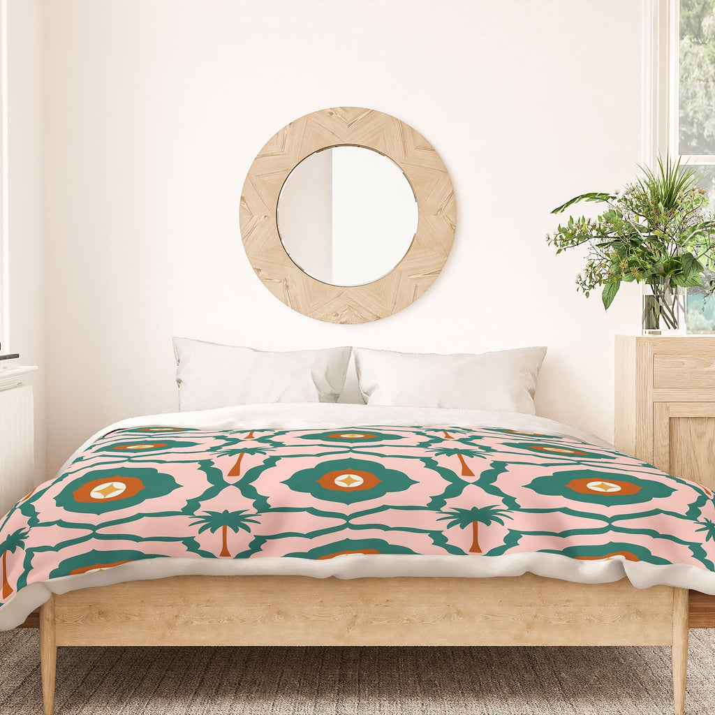 Design by Spark Mid Mod Palm Springs Duvet Cover