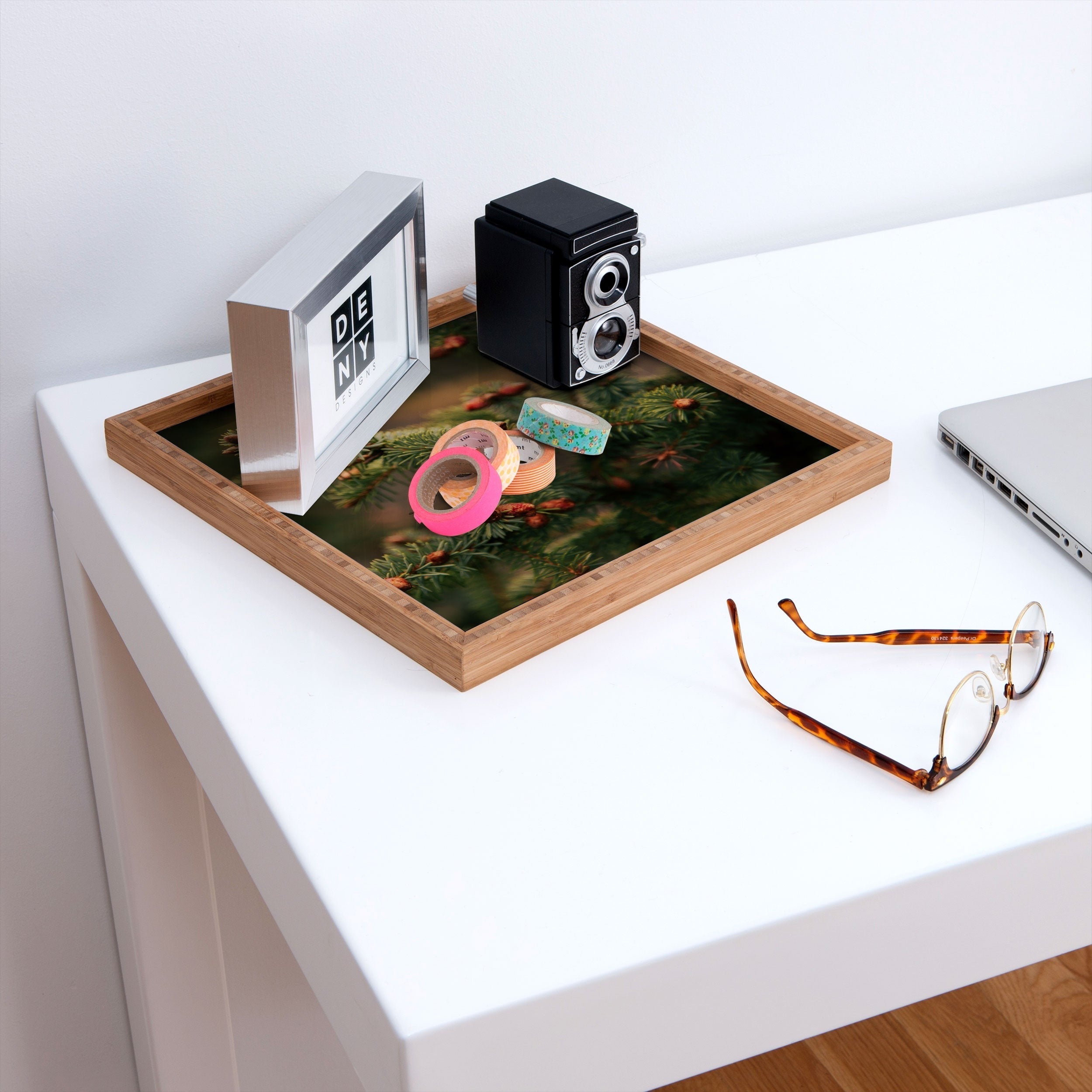Hannah Kemp Spruce Tips Square Tray