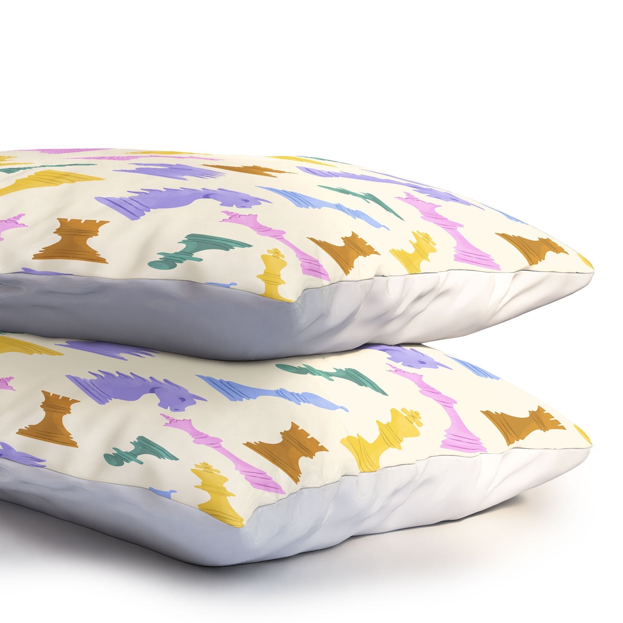 Design by Spark Chess Game Pieces Pillow Shams