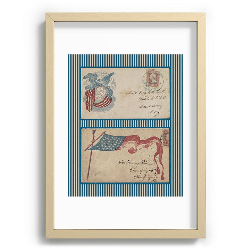 DENY Designs Civil War Envelopes Recessed Framing Rectangle