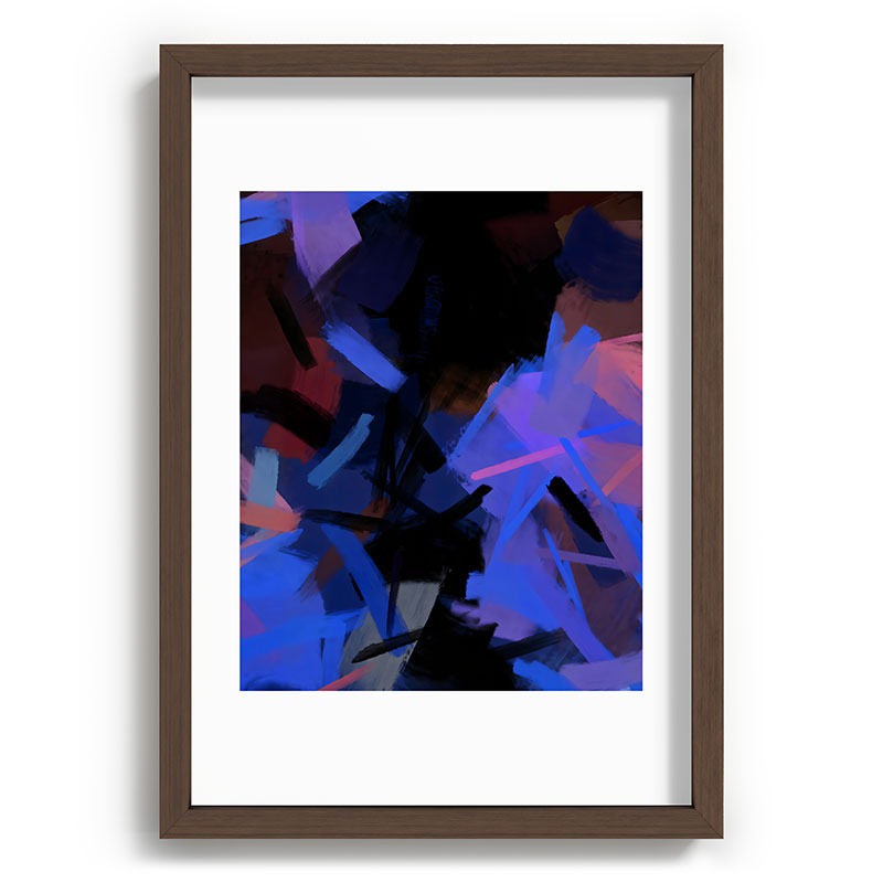 83 Oranges Midnight Sparks Recessed Framing Rectangle