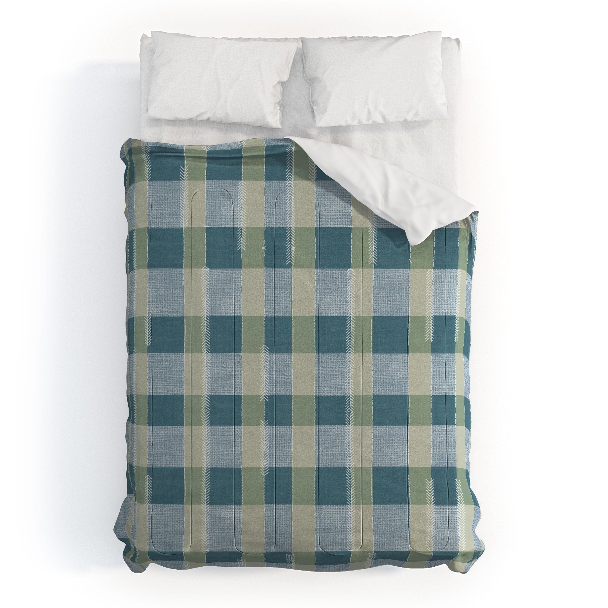 Marta Barragan Camarasa Country Style Checks Comforter