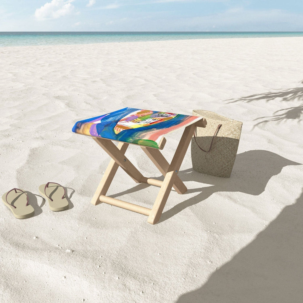 Natalie Baca Lucky in Love Folding Stool