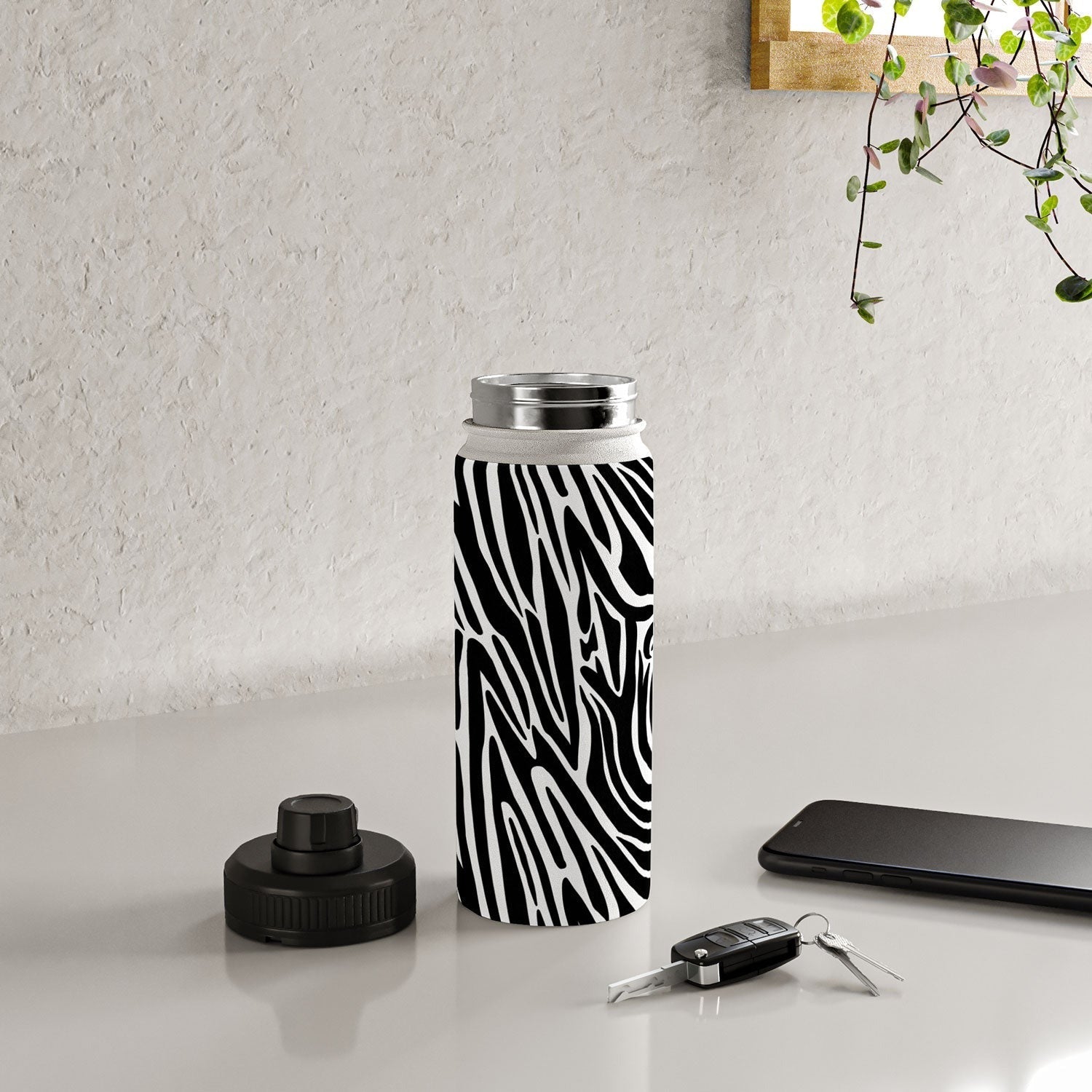 Jennifer Labre Wild Zebra Water Bottle
