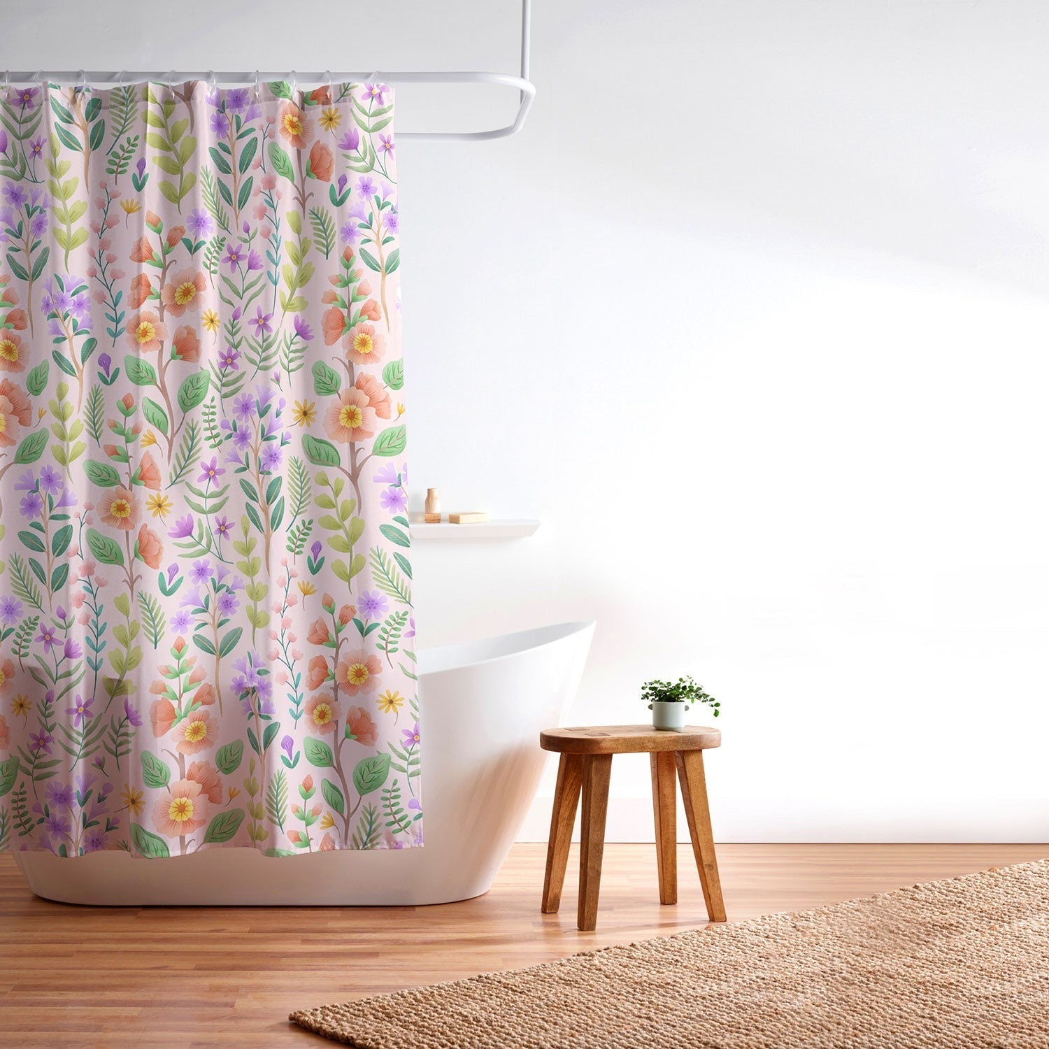 Pimlada Phuapradit Ditsy Spring Floral Shower Curtain