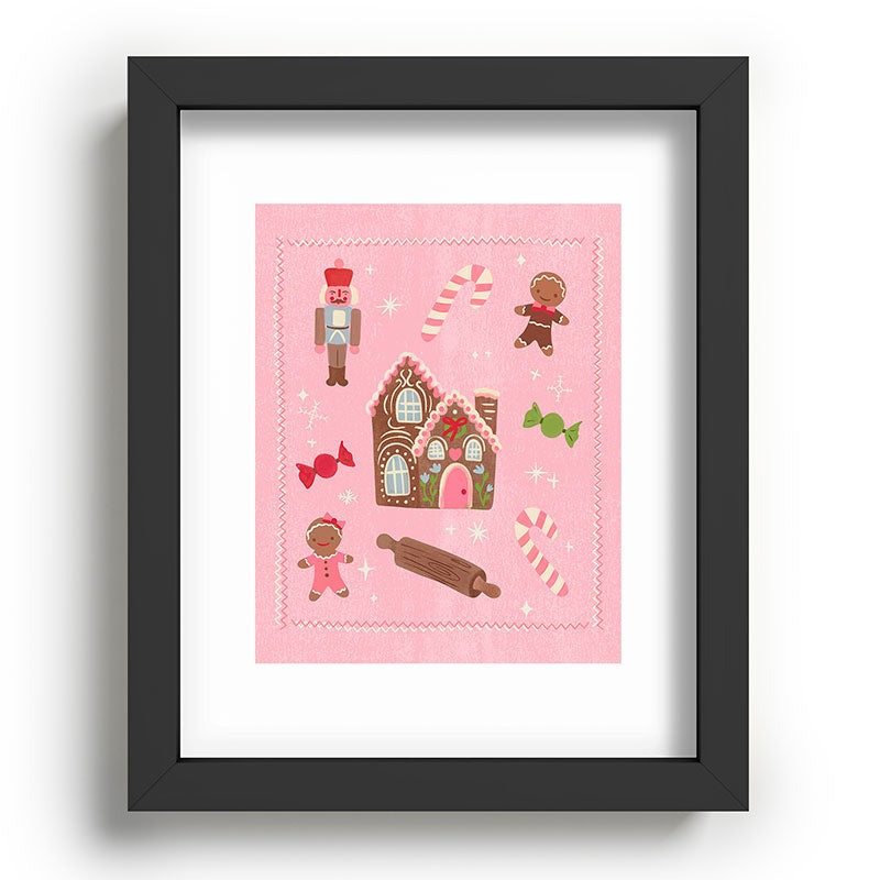 carriecantwell Sweet Christmas Holidays Recessed Framing Rectangle