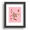 carriecantwell Sweet Christmas Holidays Recessed Framing Rectangle