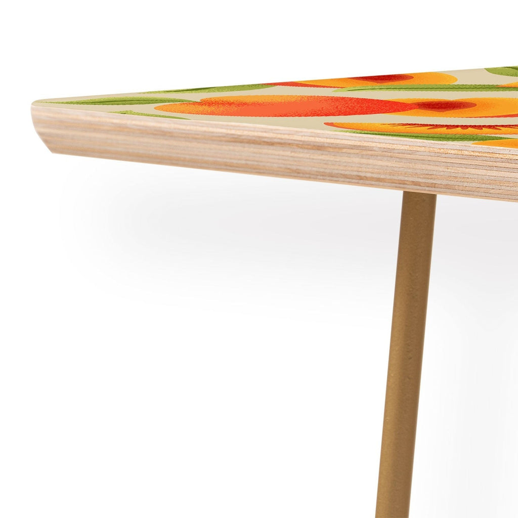 Jessica Molina Peach Pattern Coffee Table