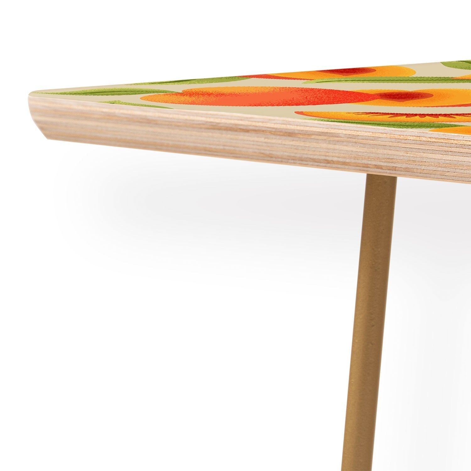 Jessica Molina Peach Pattern Coffee Table