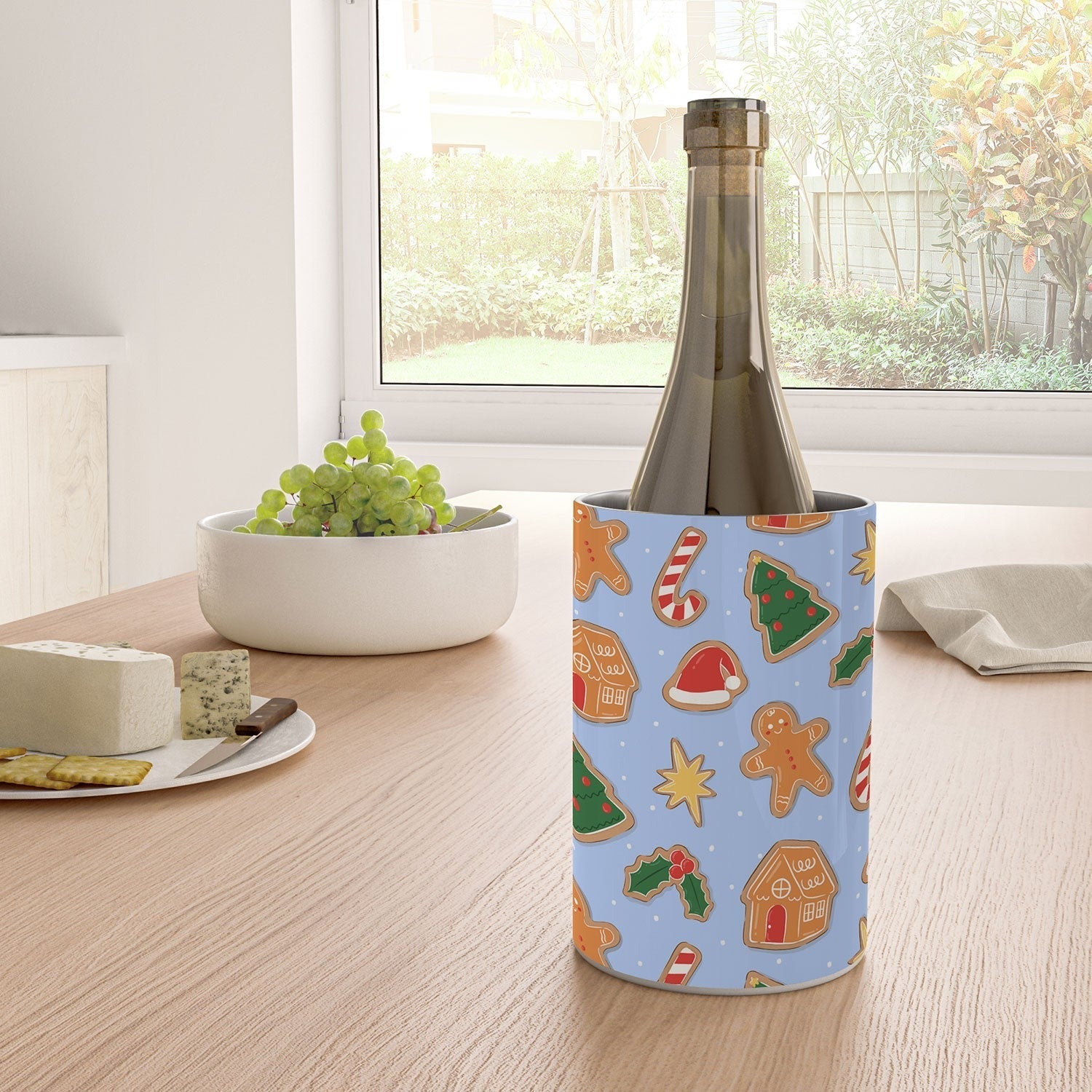 Love_Ryming Christmas Cookies Wine Chiller