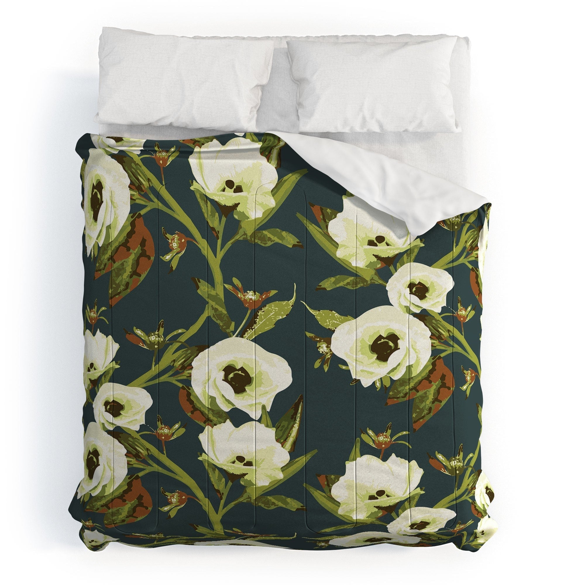 ThirtyOne Illustrations Circa in Olive Comforter