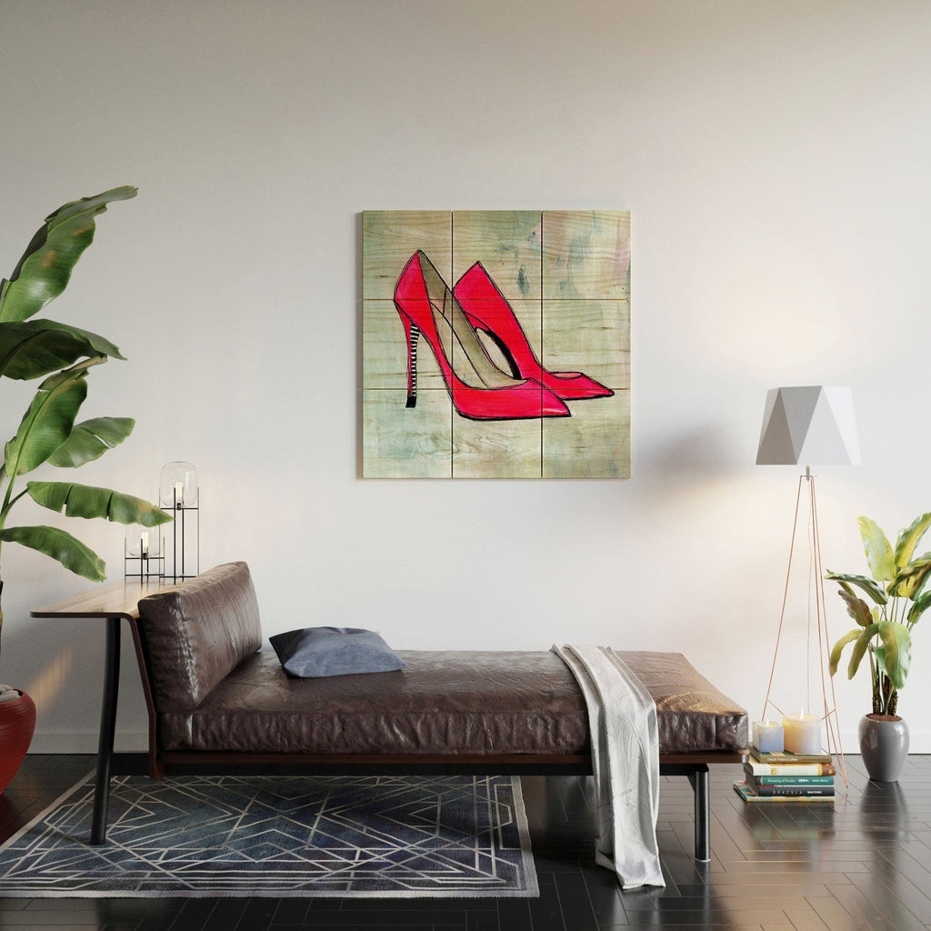 Sophia Buddenhagen Neon Walk Wood Wall Mural
