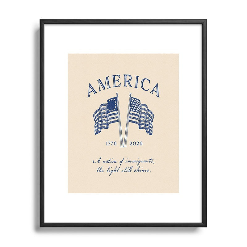 DENY Designs America250 Metal Framed Art Print