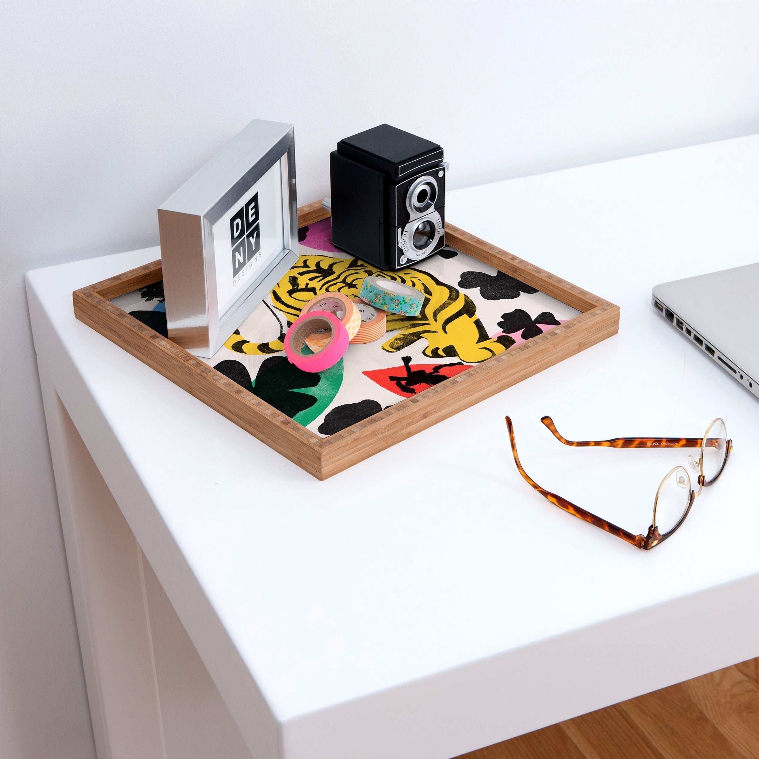 Garima Dhawan wild 3 Square Tray