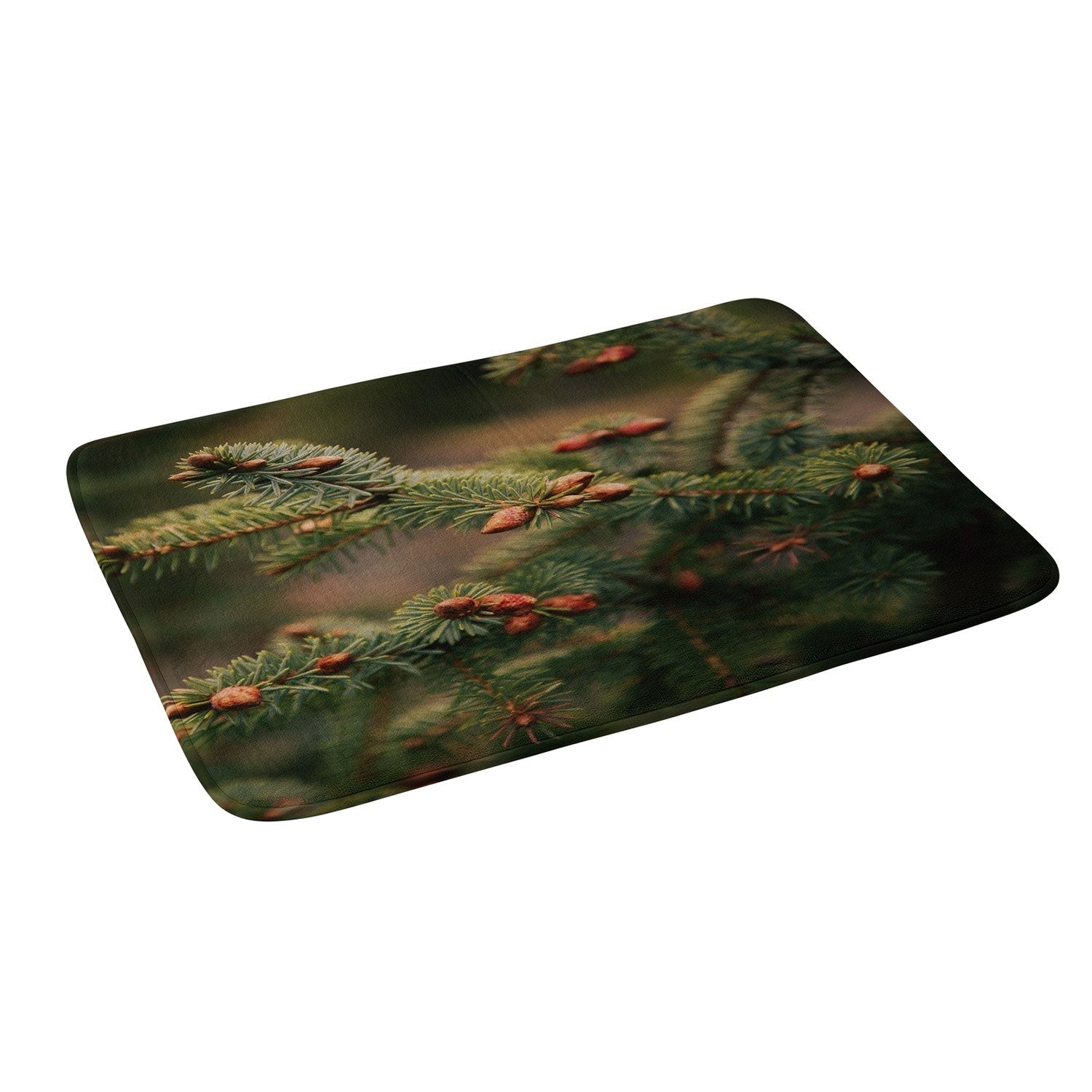 Hannah Kemp Spruce Tips Memory Foam Bath Mat