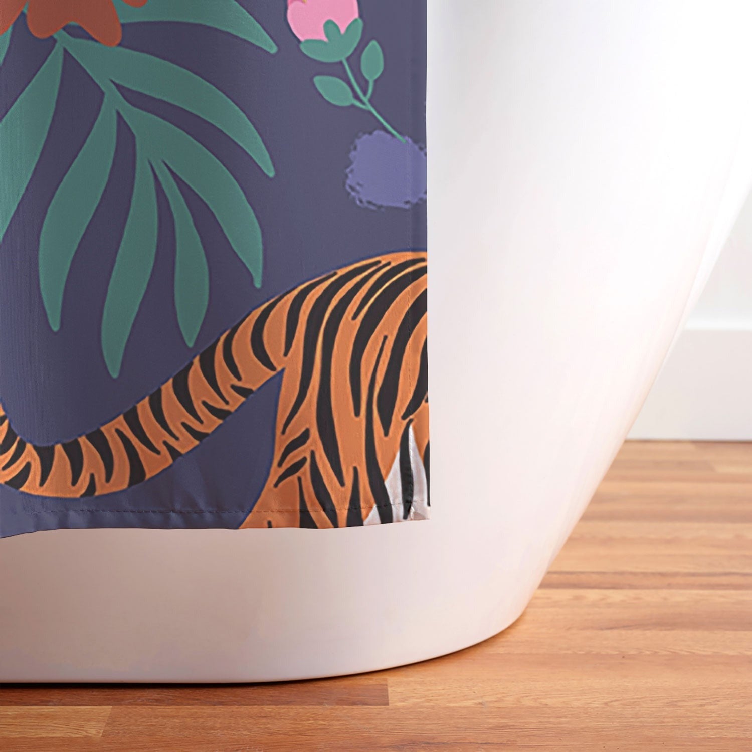 Design by Spark Tiger of the Glorious Jungle Shower Curtain