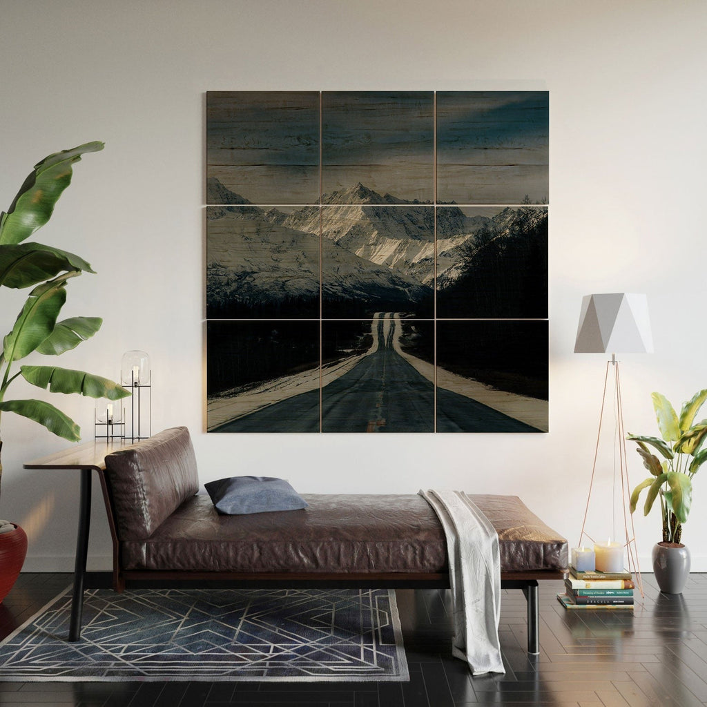 Hannah Kemp Alaska Drive Wood Wall Mural