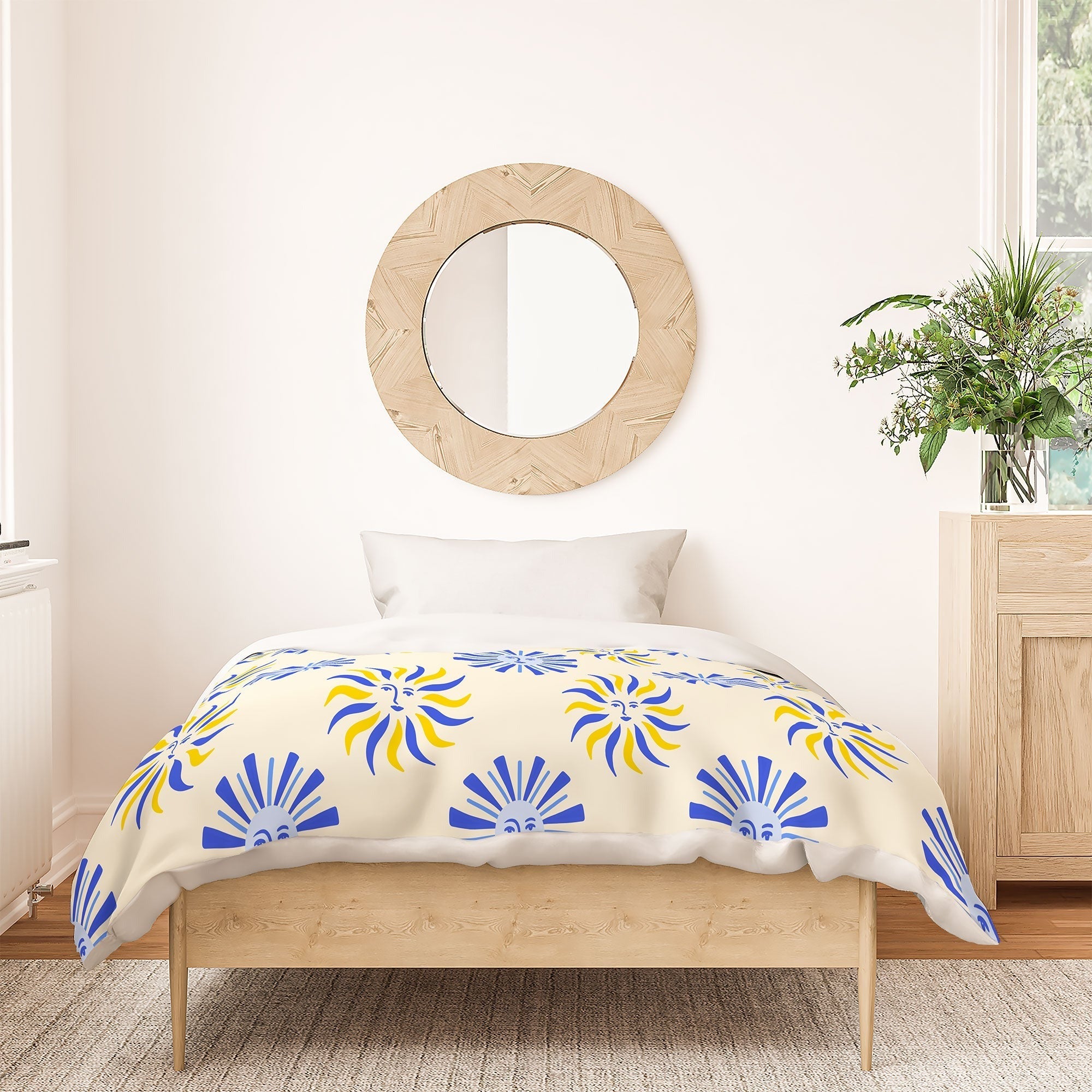 Design by Spark Dolce Vita Radial Sun Flames Duvet Cover