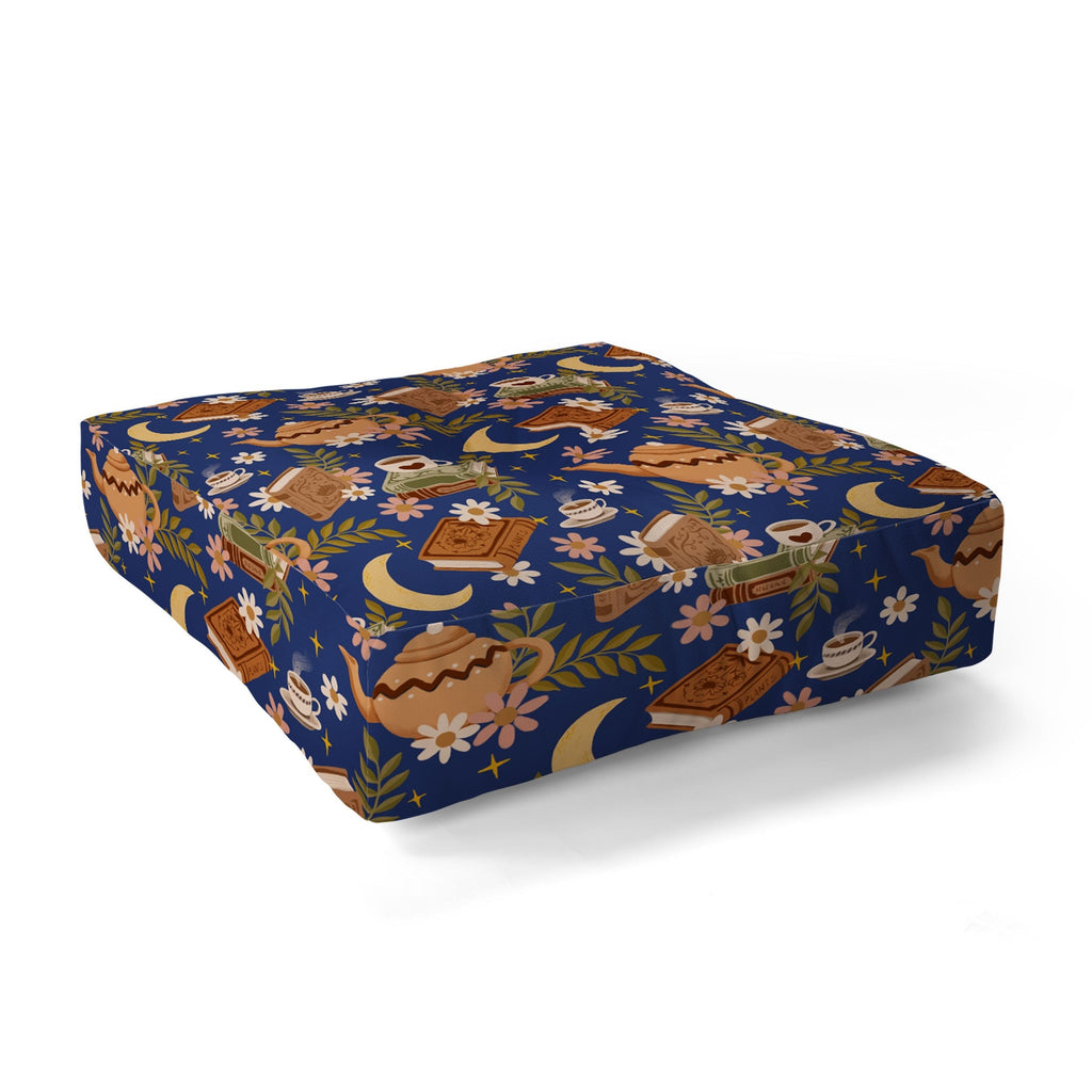 Avenie Moonlit Reading Nook II Floor Pillow Square