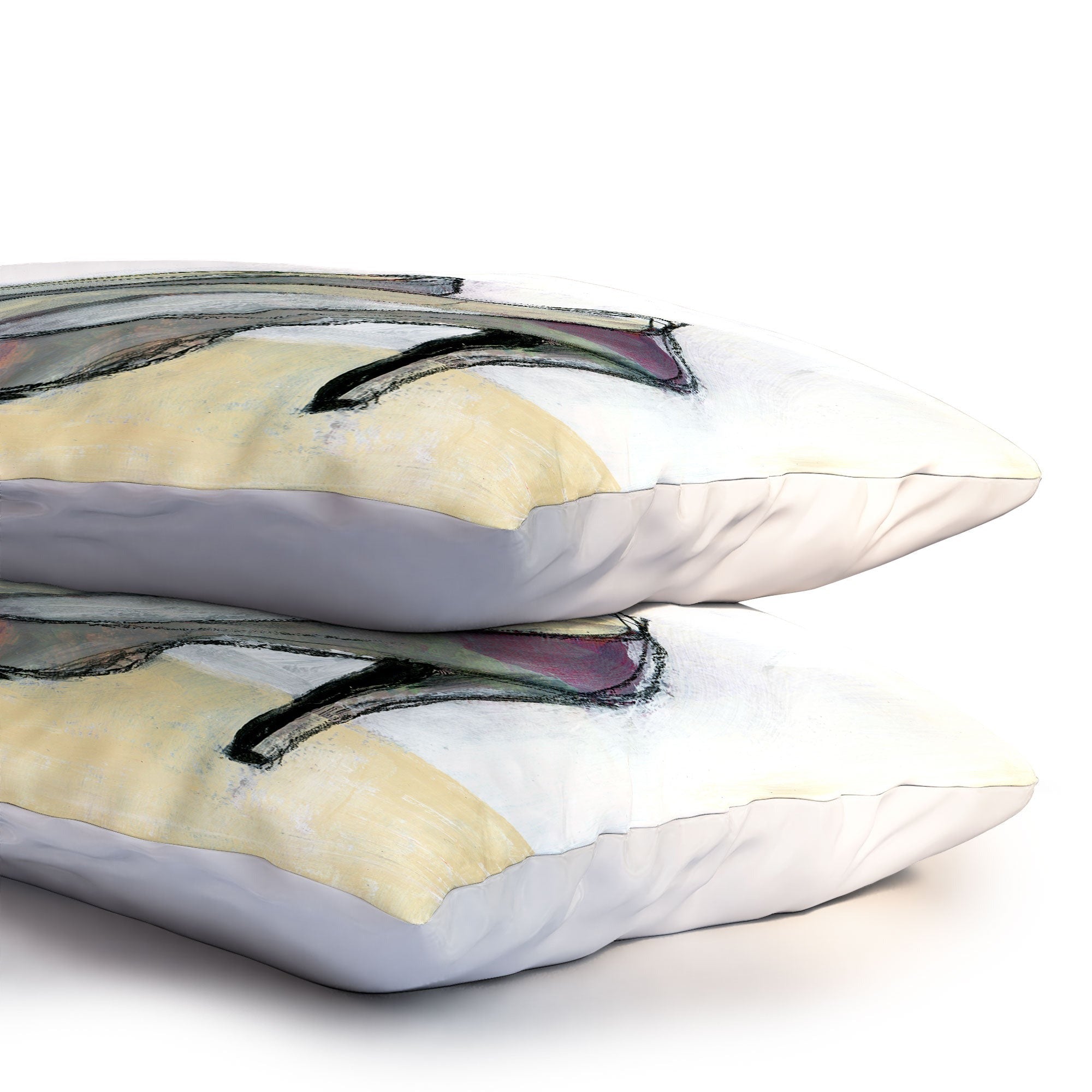 Sophia Buddenhagen Grey Stiletto Pillow Shams