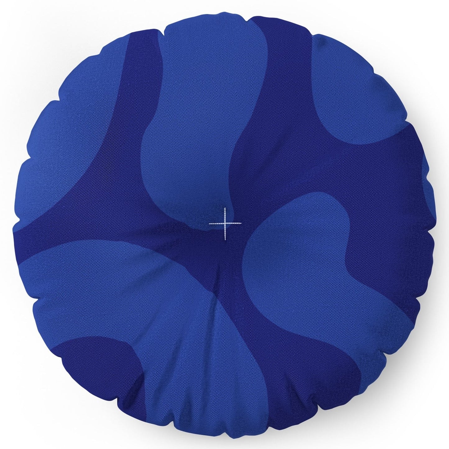 Camilla Foss Blue Pebble Floor Pillow Round