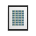 Marta Barragan Camarasa Country Style Checks Framed Art Print