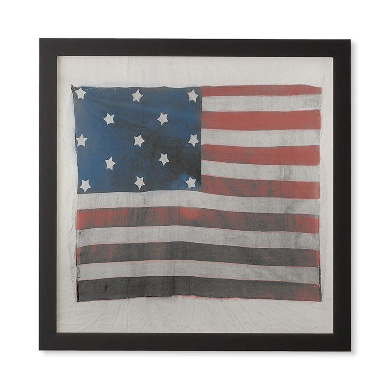 DENY Designs Flag Attributed to Elizabeth Schuyler Hamilton Framed Wall Art