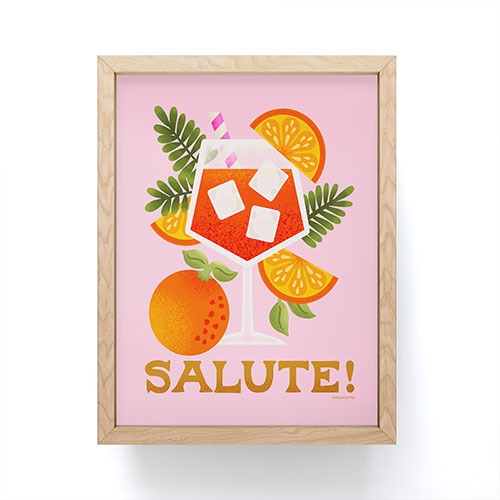 Jessica Molina Orange Spritz Framed Mini Art Print