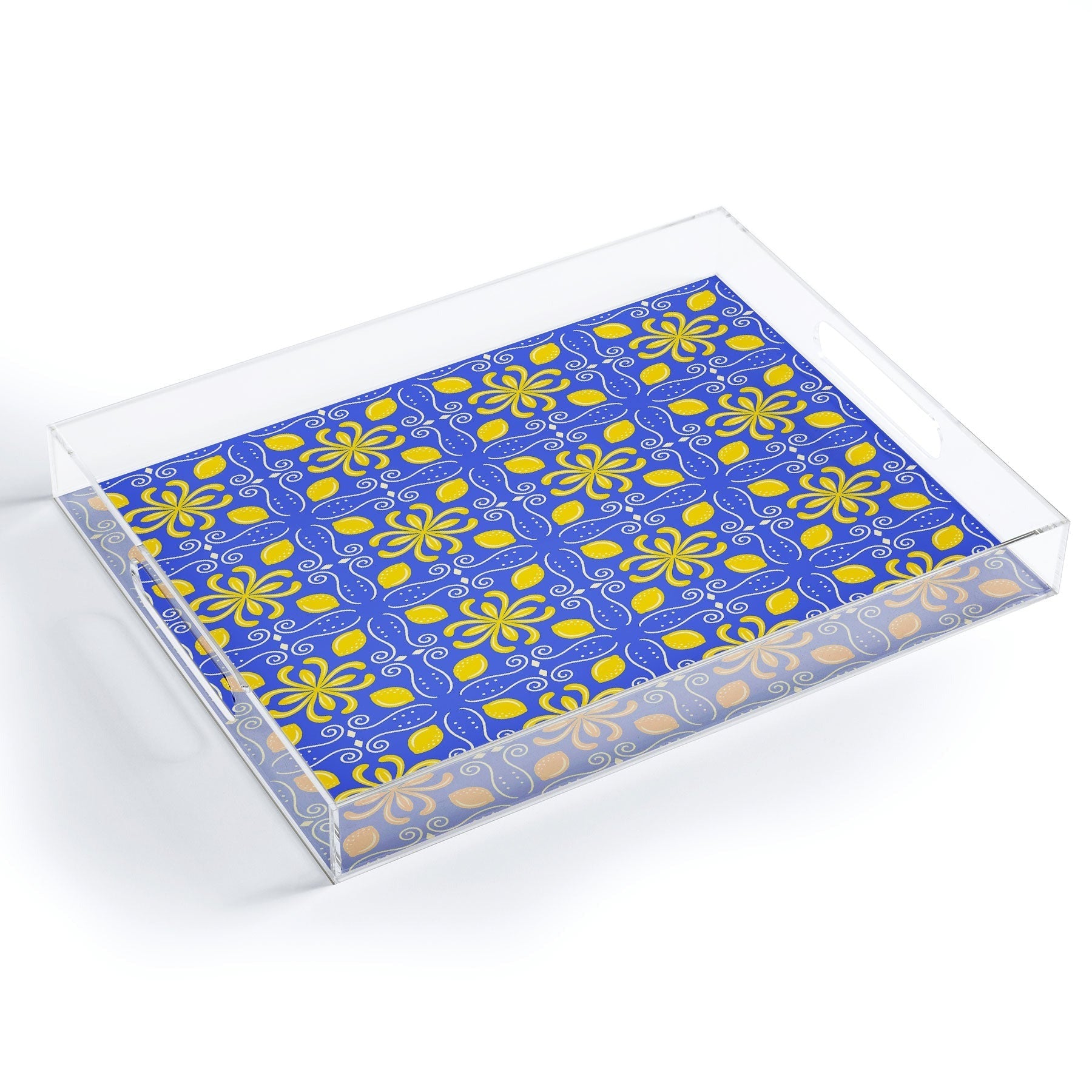 Design by Spark Dolce Vita Lemon Tile Acrylic Tray