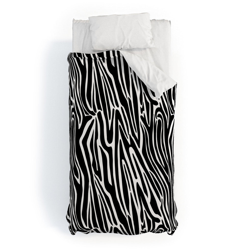 Jennifer Labre Wild Zebra Duvet Cover