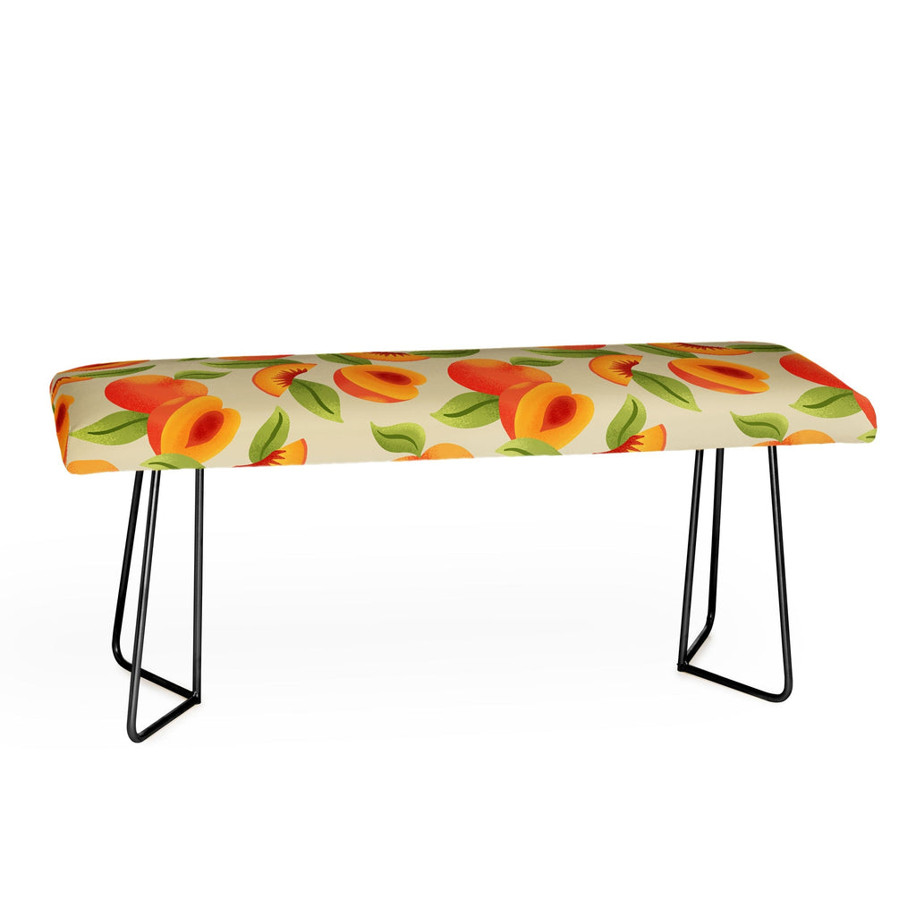 Jessica Molina Peach Pattern Bench