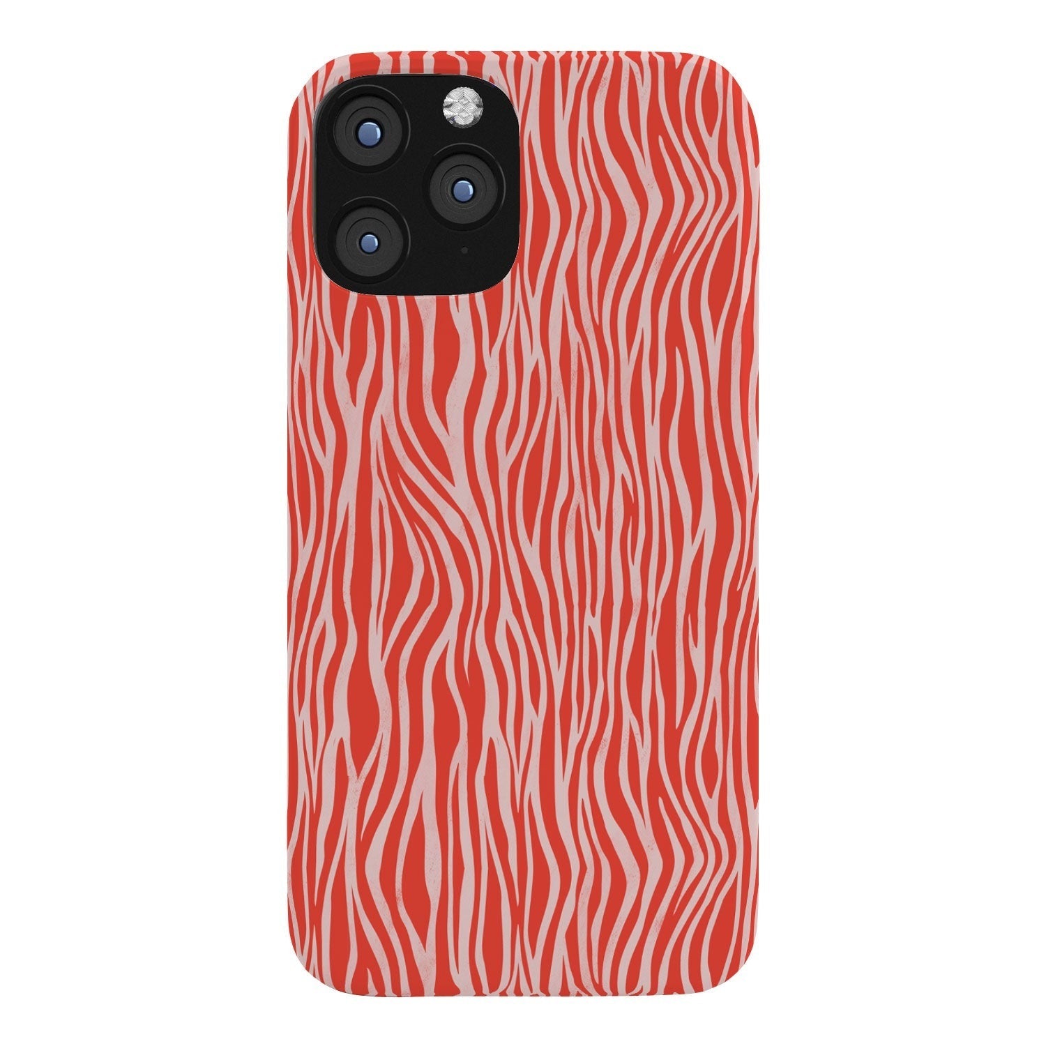 Avenie BR Red Zebra Stripe Phone Case