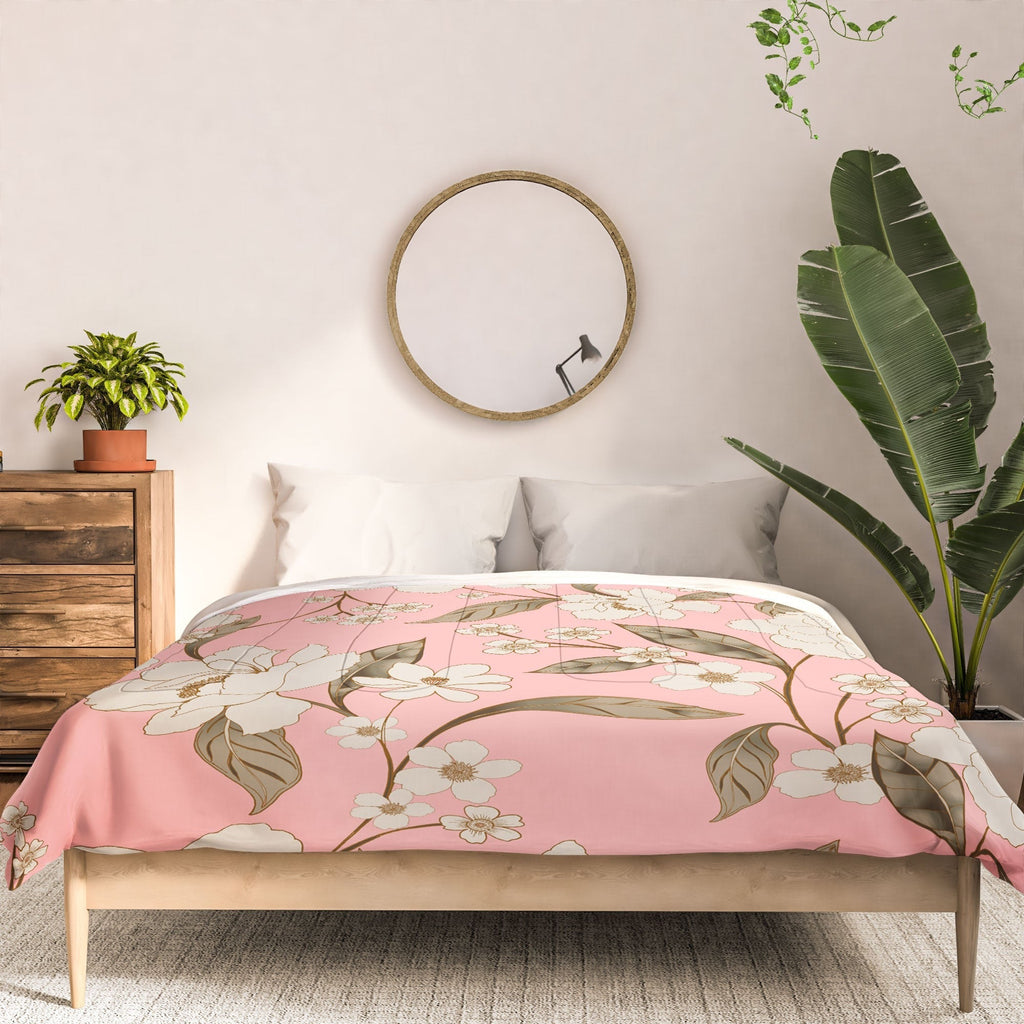 Gabriela Fuente Roberta in Pink Comforter
