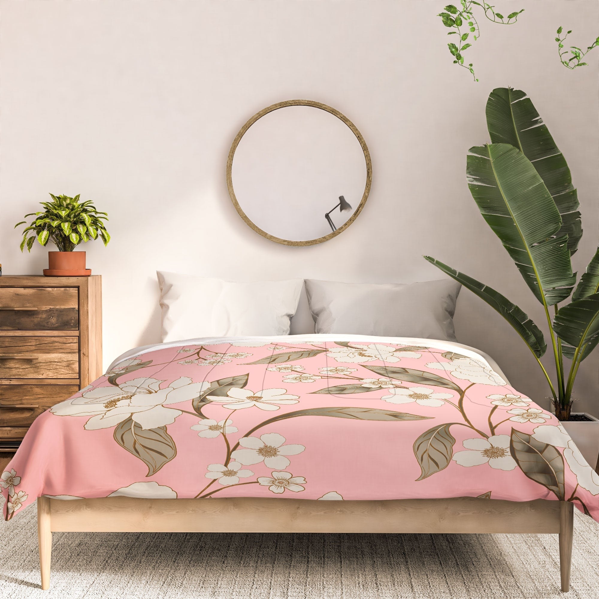 Gabriela Fuente Roberta in Pink Comforter