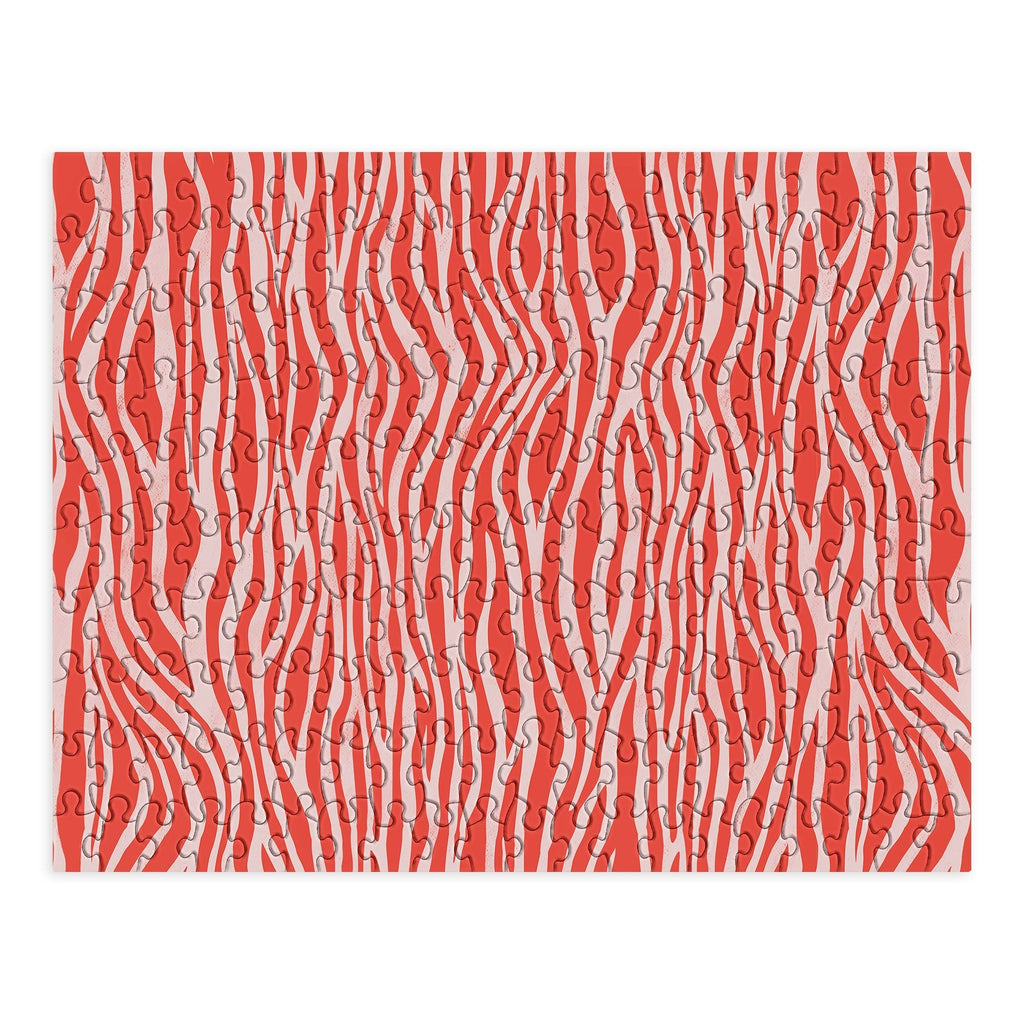 Avenie BR Red Zebra Stripe Puzzle