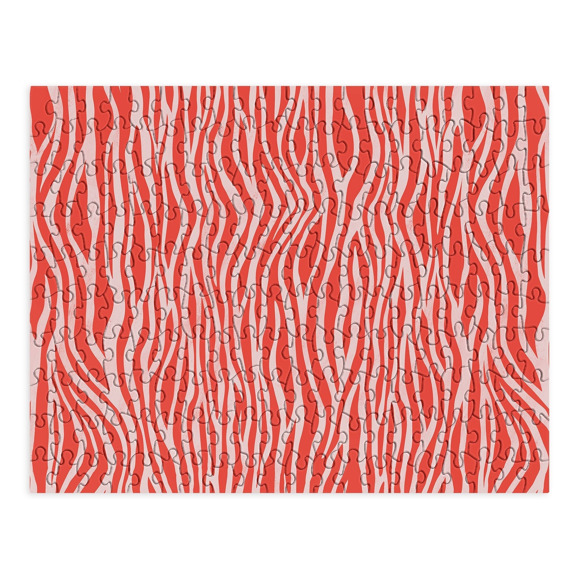 Avenie BR Red Zebra Stripe Puzzle