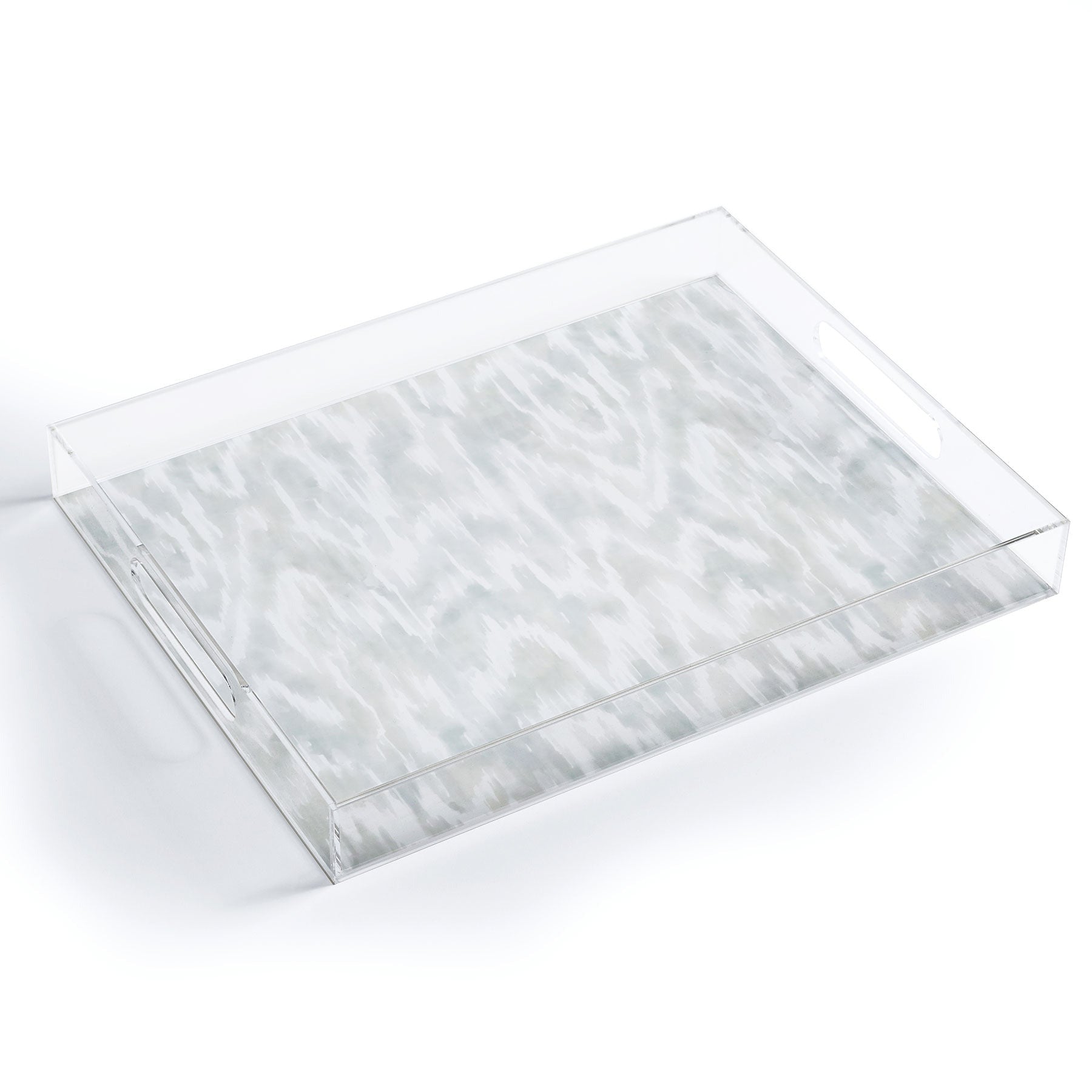 Jacqueline Maldonado Watercolor Wood Grain Acrylic Tray