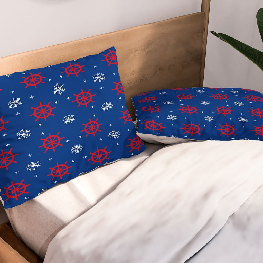 Design by Spark Holiday Helms and Snowflakes Pillow Shams